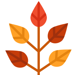 feuilles d'arbre d'automne Icône