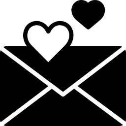 carta de amor Ícone
