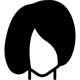 cabello de mujer icono