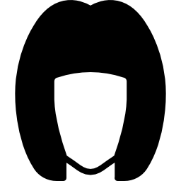 cheveux de femme Icône
