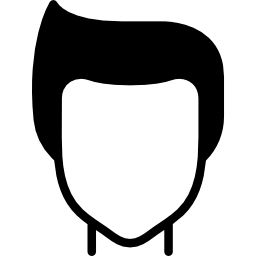 cabello hombre icono