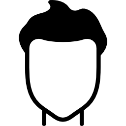 cabello hombre icono