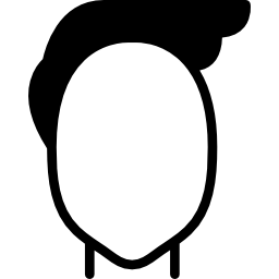 włosy męskie ikona