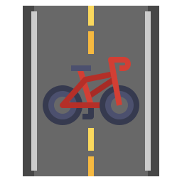 ciclovía icono