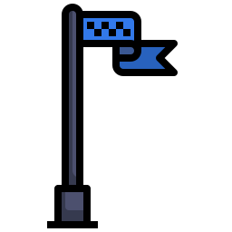 Flag pole icon