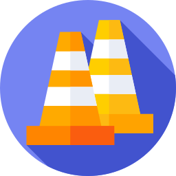 Traffic cone icon