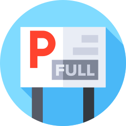 voller parkplatz icon