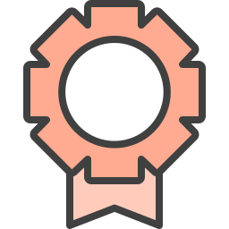 badge ruban Icône