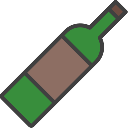 bottiglia di vino icona