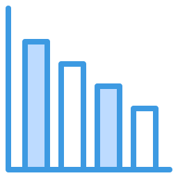 gráfico de barras icono