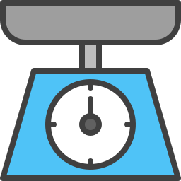 Food scale icon