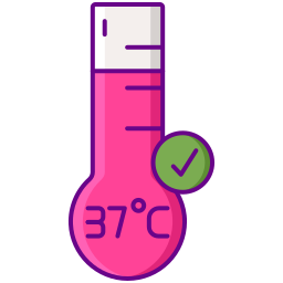 Temperature reading icon