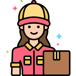 Delivery courier icon