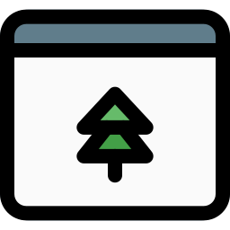 Christmas tree icon