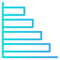 diagramme à bandes Icône