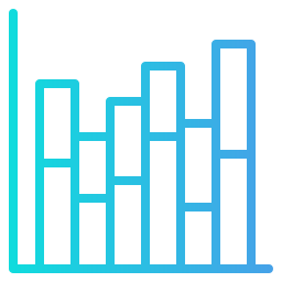 diagramme à bandes Icône