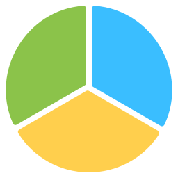 cirkeldiagram icoon