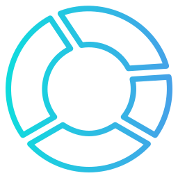 cirkeldiagram icoon