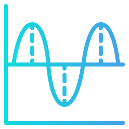 gráfico de ondas icono