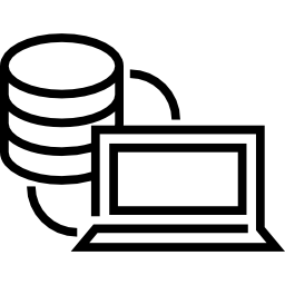 almacenamiento de datos icono