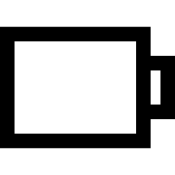 Empty battery icon