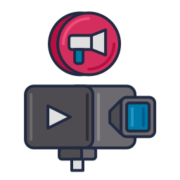 marketing video icona