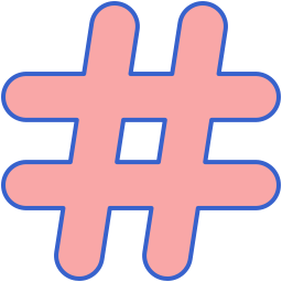 hashtags Ícone