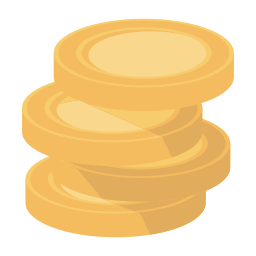 Coin collecting icon