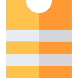 Reflective vest icon