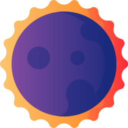 Total eclipse icon