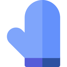 Oven mitt icon