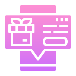 Gift voucher icon