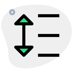 espacement du texte Icône