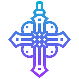 cruz bizantina icono