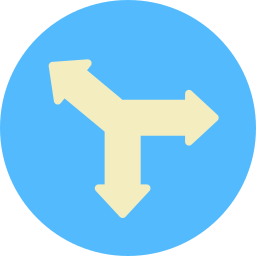 Three arrows icon