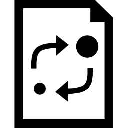 symbol interfejsu dokumentu analytics ikona