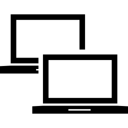 image d'outil double pour ordinateur portable Icône