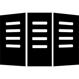 símbolo de interfaz de servidores icono