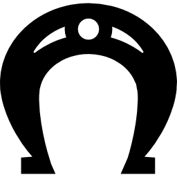 odmiana kształtu podkowy z tylko jednym otworem ikona