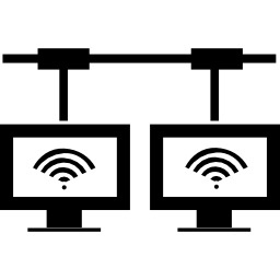 symbole d'interface de signal partagé Icône