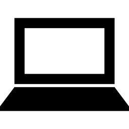 Компьютер в варианте ноутбука иконка