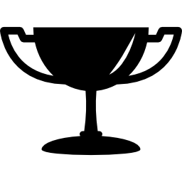 coppa del trofeo icona