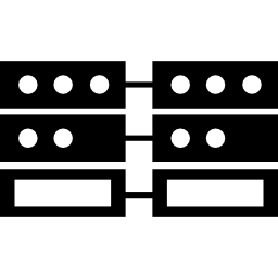 símbolo de interface de conexão do servidor Ícone