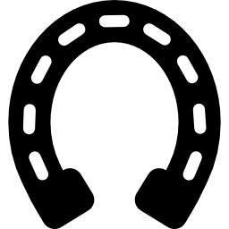 variante de herradura con agujeros largos icono