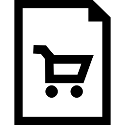 document van winkelen icoon
