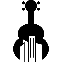 Music city symbol icon