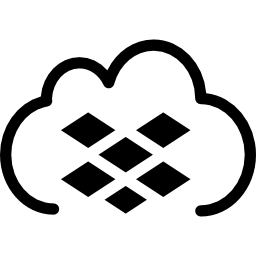 Surveillance cloud symbol icon
