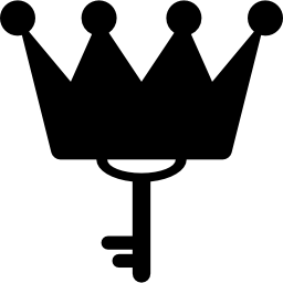 królewski klucz ikona