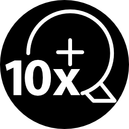 surveillance 10x symbool icoon