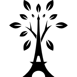 drzewo eiffla ikona